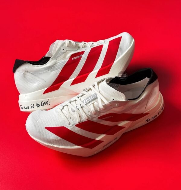 1000145685.jpg Adidas Adizero Running Shoes White Red Performance Sneakers
