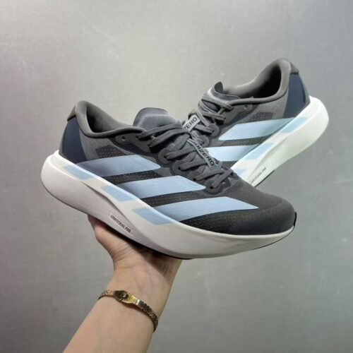 Adidas-Adizero-Grey-Black-Running-Shoes-with-Blue-Accent-Lightweight-Performance-Sole-–-Adidas.jpeg Adidas Adizero Grey & Black Running Shoes with Blue Accent Lightweight Performance Sole – Adidas