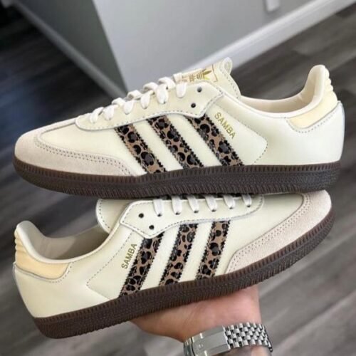 Adidas-Samba-OG-Cream-White-with-Black-Stripes-Brown-Gum-Sole-Sneakers.jpeg Adidas Samba OG Cream White with Black Stripes & Brown Gum Sole Sneakers