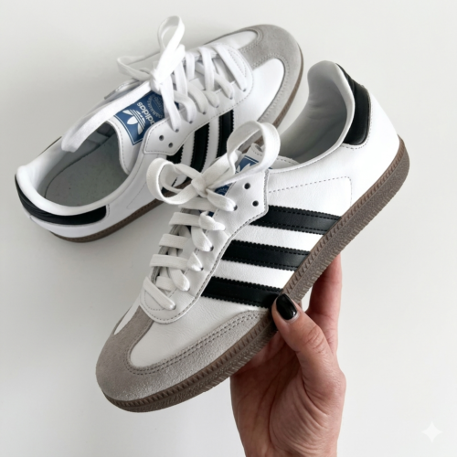 Adidas-Samba-OG-White-Black-Green-Tongue-Sneakers-Unisex.png Adidas Samba OG White Black Green Tongue Sneakers Unisex