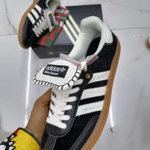 Adidas-x-Wales-Bonner-Black-White-Sneakers-–-Limited-Edition-Gum-Sole-Shoes.jpeg Adidas x Wales Bonner Black & White Sneakers – Limited Edition Gum Sole Shoes